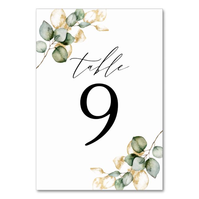 Greenery bordsnummer 9 (Framsidan)