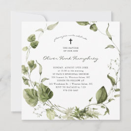 Greenery | Botanisk baptism vid Vår sommar Inbjudningar