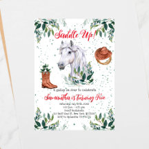 Greenery Boy Horse Födelsedagsfest