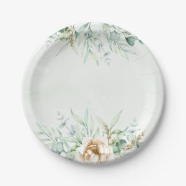 Greenery Boy Shower Papper Plate