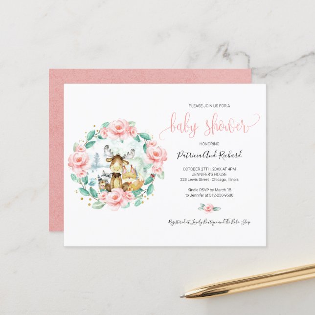 Greenery Budget Baby Shower (Fram/Back In Situ)