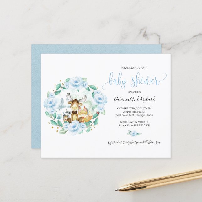 Greenery Budget Baby Shower (Fram/Back In Situ)