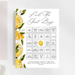 Greenery Citrus Hitta gäst Bingo-spelet
