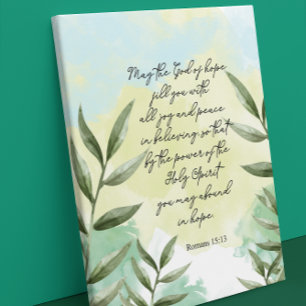 Greenery Decorative Bible verse Wall Canvastryck