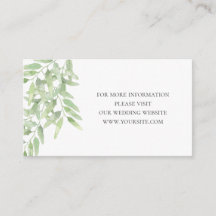 Greenery Elegant Olive Gren. Information om bröllo