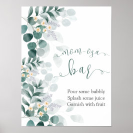 Greenery eucalyptus babyduschmomosa pub poster