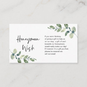 Greenery Eucalyptus, Black bläck, Honeymoon Wish E Tilläggskort