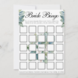 Greenery eucalyptus foliage elegant calligraphy inbjudningar