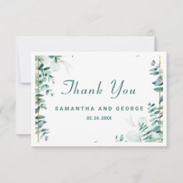 Greenery Eucalyptus Frameborder Tack Kort