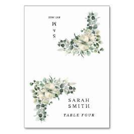 Greenery Eucalyptus Wedding Place Cards Bordsnummer
