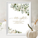 Greenery Fall Möhippa Datum Night Burk-tecken Poster<br><div class="desc">Skapa en elegant och ett tidlöst falltemat bröllop-svit som utan problem återspeglar stil med personlig.</div>