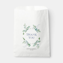 Greenery Favor Bags