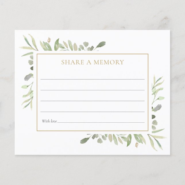 Greenery Firande of Life  A Memory (Framsida)