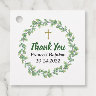 Greenery Foliage Wandeon Marble Sticker Gåvor Etiketter