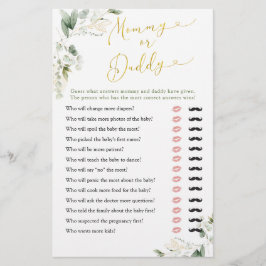 Greenery Geometric Baby i Bloom Mamma eller pappa