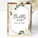 Greenery Geometric Bubly Pub Pop Fizz Clink-tecken Poster<br><div class="desc">Greenery Geometric Bubly Pub Pop Fizz Clink-tecken</div>