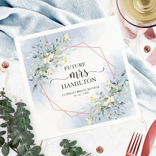 Greenery Geometric WAN Möhippa Napkins Pappersservett