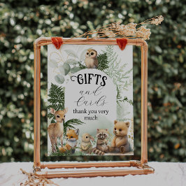 Greenery Gifts Baby Shower Poster