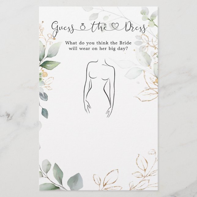 Greenery gissar Möhippan Dress Game (Framsida)