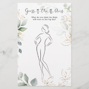 Greenery gissar Möhippan Dress Game Brevpapper