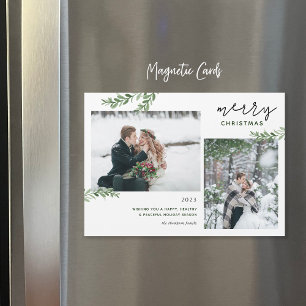 Greenery Grenar 2 Photo Magnetic julkort