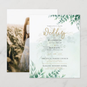 Greenery Guld PHOTO Wedding BUDGET