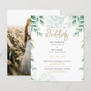 Greenery Guld PHOTO Wedding BUDGET