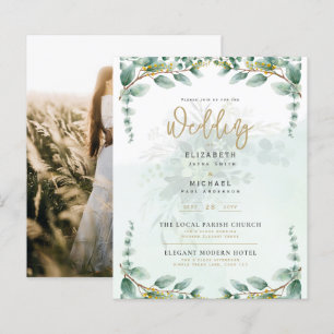 Greenery Guld PHOTO Wedding BUDGET