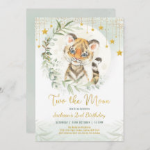 Greenery Guld Tiger 2 Måne 2:a födelsedagen