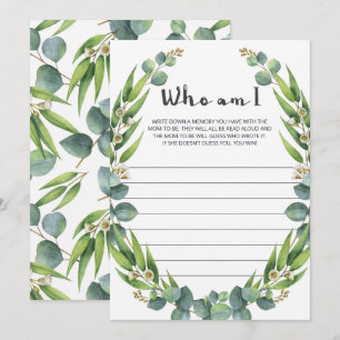 Greenery Icebrytare Game for Baby Shower