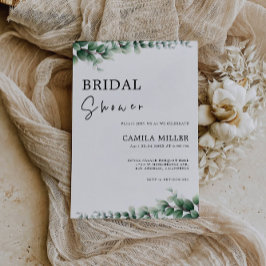 Greenery Inbjudningskort för möhippan