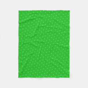 Greenery Kaleidoscope Fleecefilt