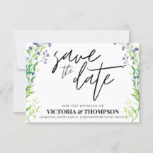 Greenery Lavender Rustic Bröllop