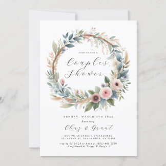 Greenery Leafy Ringar Möhippa Inbjudningar