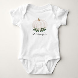 Greenery Little Pumpkin 1st Birthday Outfit T Shirt