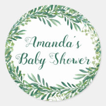 Greenery Löv Baby Shower