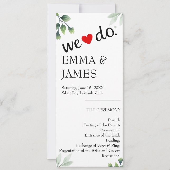 Greenery Minimalist Program (Framsida)