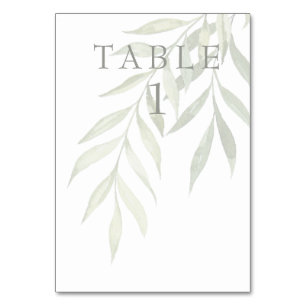 Greenery Modern Light Sage Bordsnummer
