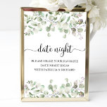 Greenery Möhippa Datum Night Burk-tecken Poster<br><div class="desc">Greenery Möhippa Datum Night Burk-tecken</div>