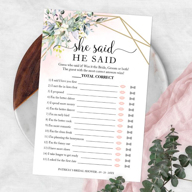 Greenery Möhippa sa att hon sa "Game Flyer" Flygblad (Skapare uppladdad)