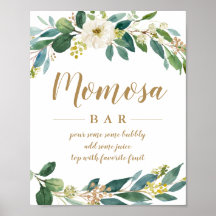 Greenery Momosa Pub Sign
