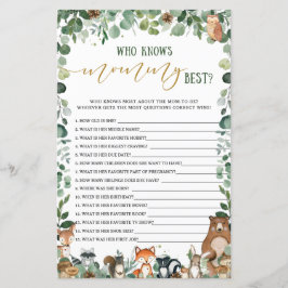 Greenery of Woodland Animal som känner Mamma Best 