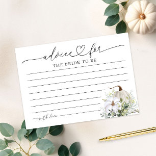 Greenery Pumpkin Fall Möhippa Advice-kort