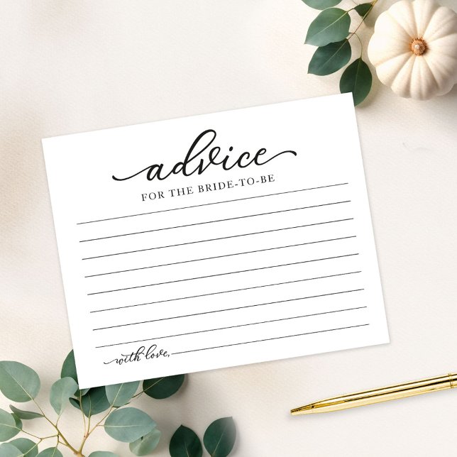 Greenery Pumpkin Fall Möhippa Advice-kort (Skapare uppladdad)