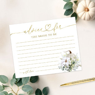 Greenery Pumpkin Fall Möhippa Advice-kort