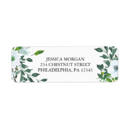 Greenery Return-adressetikett Bröllop Returadress Etikett