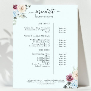 Greenery Ro Salon Pris List Poster