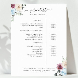 Greenery Ro Salon Pris List Poster