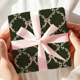 Greenery Rosa Bow Trellis Presentpapper