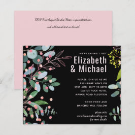 Greenery Rosa Modern Bröllop